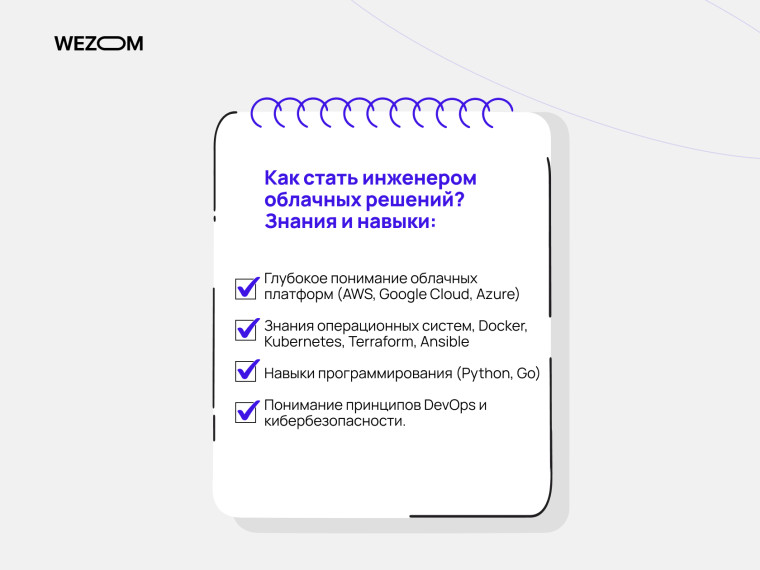 Как стать инженером облачных вычислений: знания DevOps, Kubernetes, Docker, cloud computing платформ