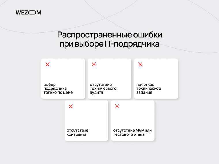 Распространенные ошибки при выборе IT подрядчика: как не ошибиться при выборе IT партнера