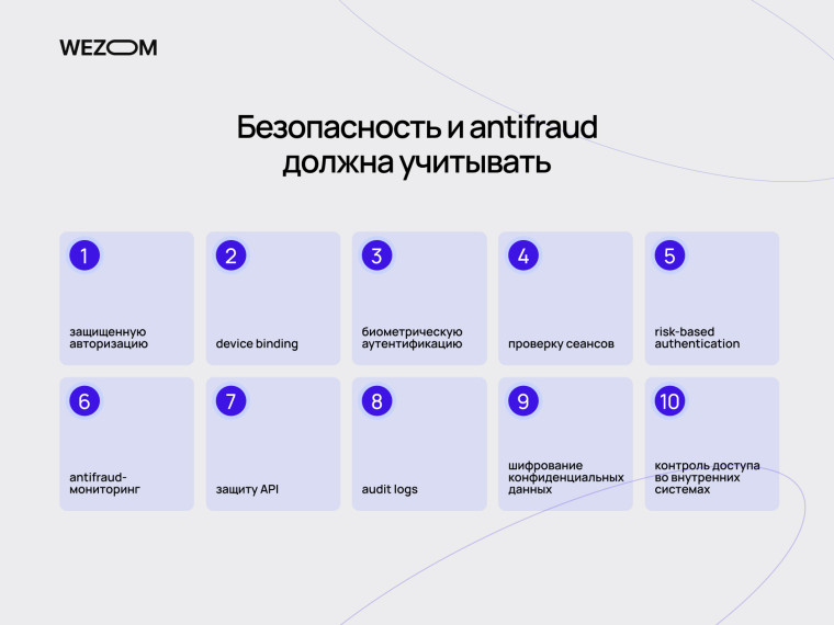 Безопасность мобильного приложения с antifraud системой, биометрической авторизацией и защитой API