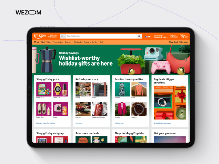 Пример персонализации онлайн-шопинга на платформе Amazon — AI powered ecommerce и рекомендательные системы AI