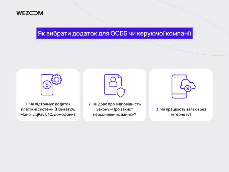 Як вибрати додаток для ОСББ чи керуючої компанії: підтримка платіжних систем, захист персональних даних, робота заявок без інтернету