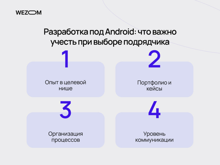 Что учитывать при выборе подрядчика для разработки Android-приложений: кейсы, процессы и коммуникация