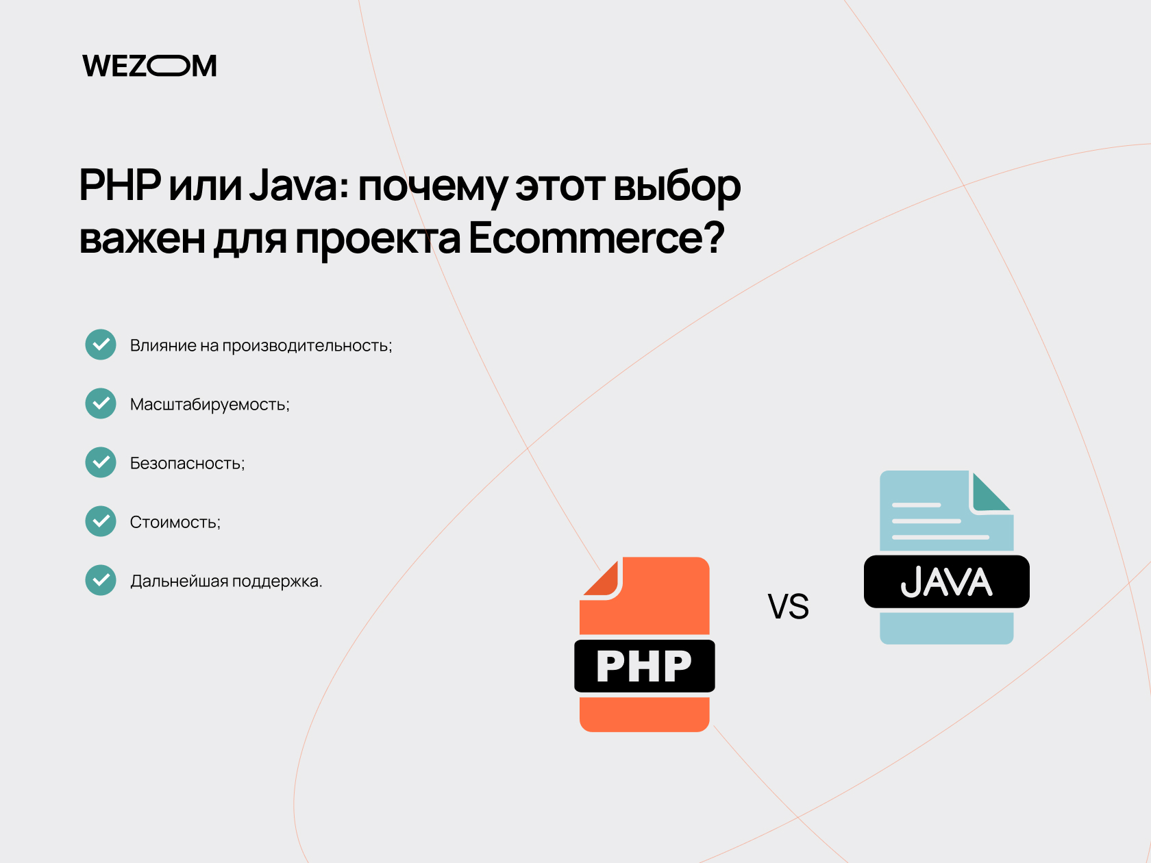 Сравнение Java и PHP для разработки Ecommerce проекта | Wezom