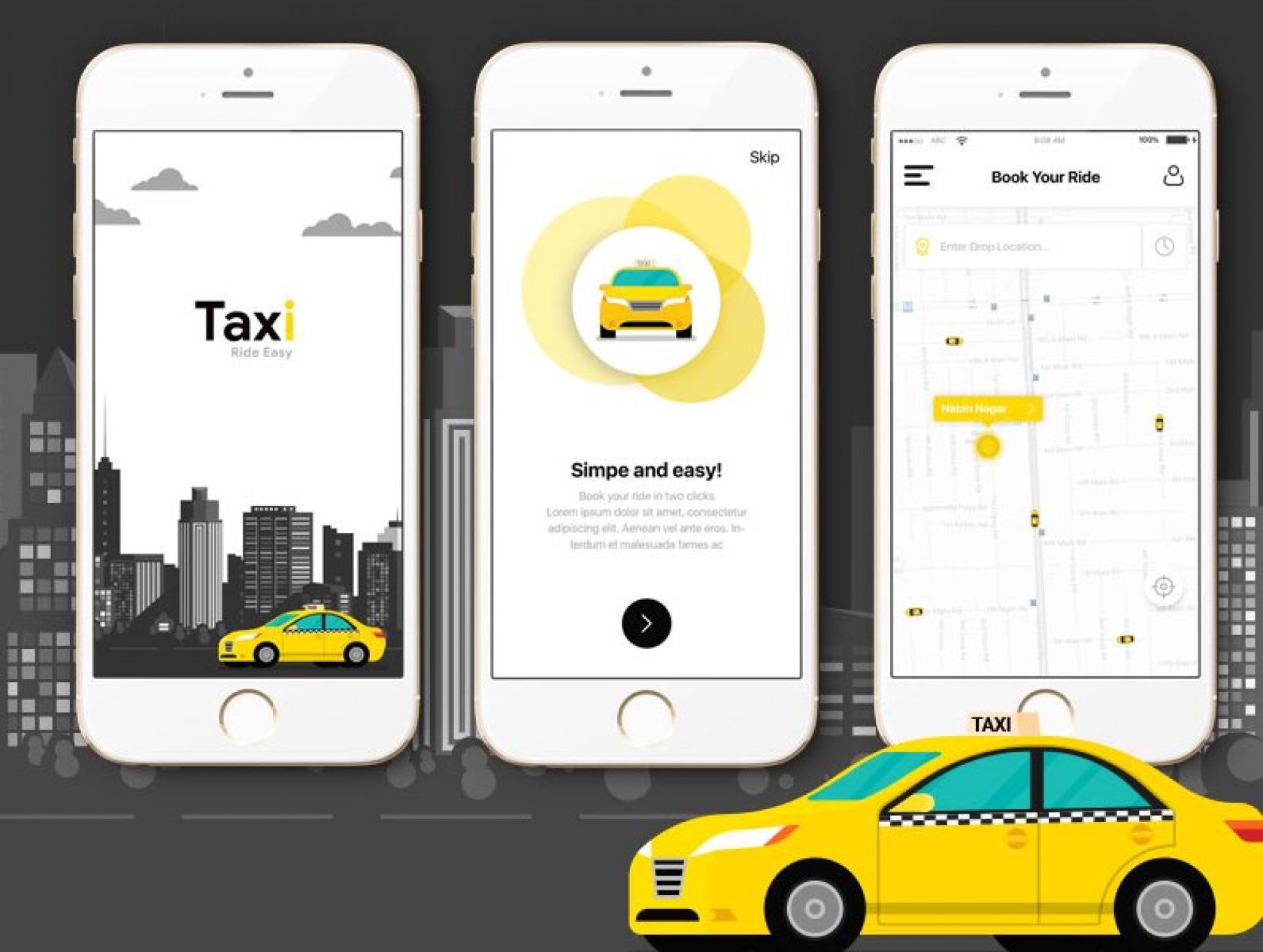 этапы разработки приложения такси