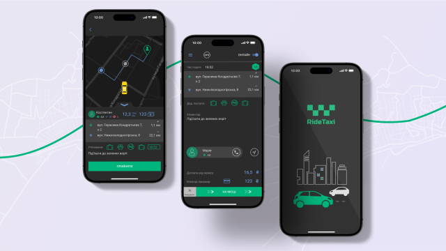 RideTaxi: комфортний онлайн-сервіс пасажирських перевезень