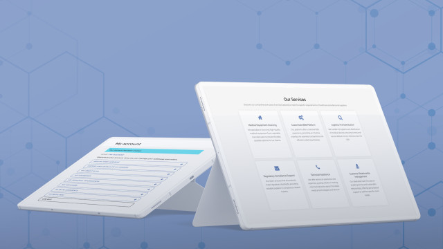 B2B веб-портал для производителя медицинского оборудования для реабилитации