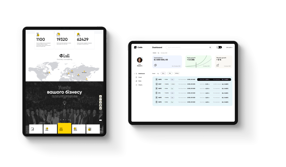 Створення сайту бухгалтерських послуг