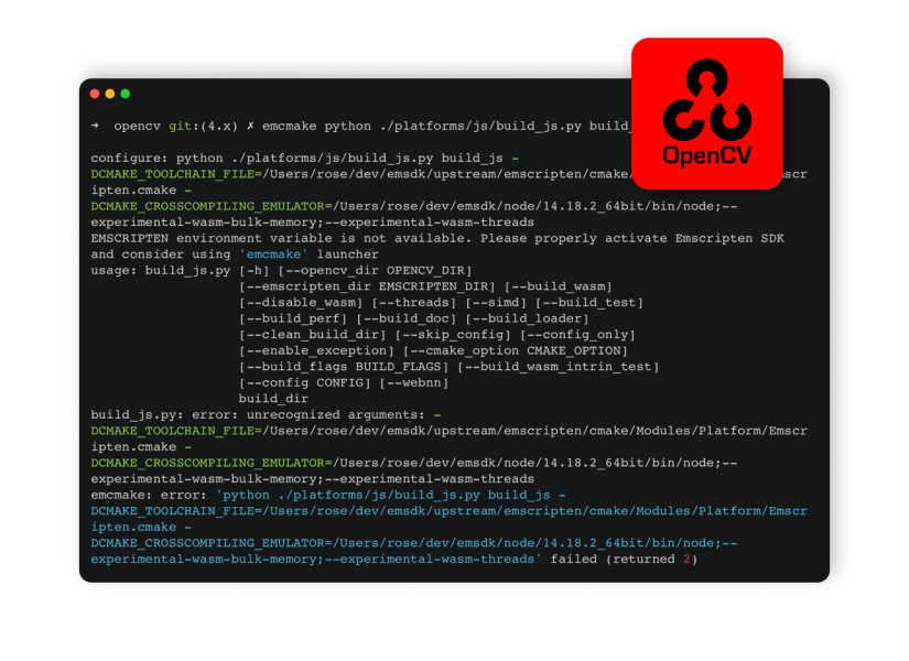 OpenCV технологии